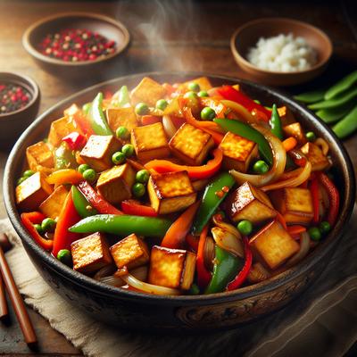 Image of Spicy Tofu and Vegetable Stir Fry