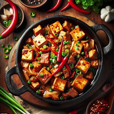 Image of Spicy Tofu Casserole with Pork