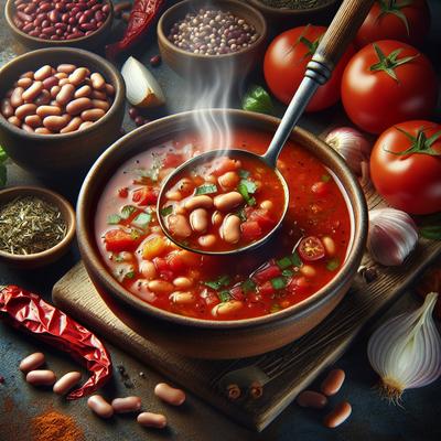 Image of Spicy Tomato and Bean Soup