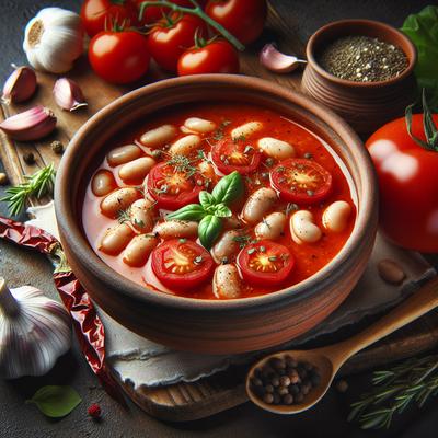 Image of Spicy Tomato and White Bean Soup