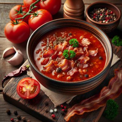 Image of Spicy Tomato Bacon Soup