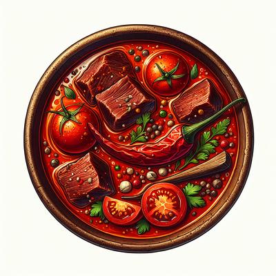 Image of Spicy Tomato Beef Soup