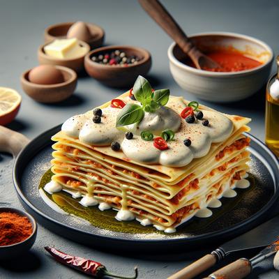 Image of Spicy Tortilla Lasagna with Ricotta Cheese