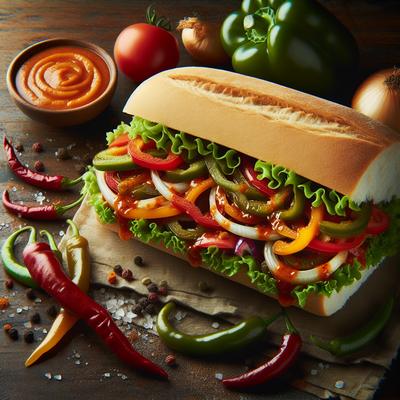 Image of Spicy Vegetable Hoagie