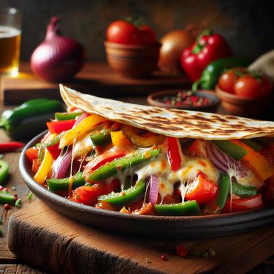 Image of Spicy Vegetable Quesadillas