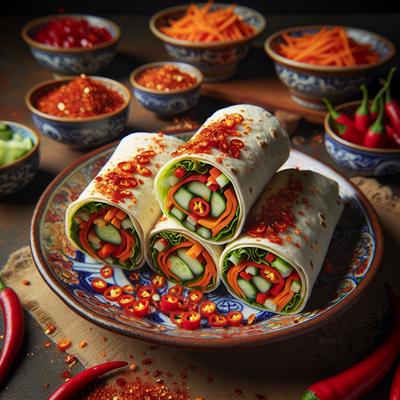 Image of Spicy Vegetable Roll Ups