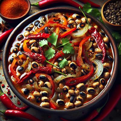 Image of Spicy Vegetarian Black Eyed Peas
