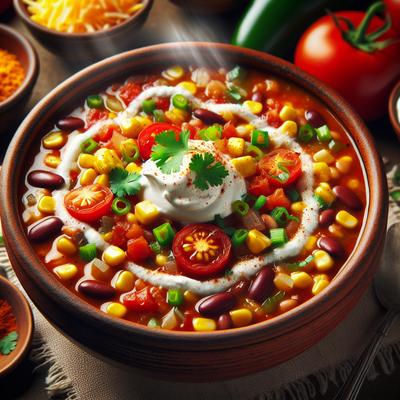 Image of Spicy Vegetarian Taco Soup