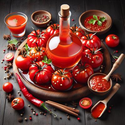 Image of Spicy Vodka Injected Tomatoes