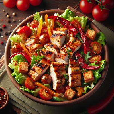Image of Spicy Warm Chicken Salad