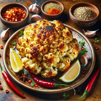 Image of Spicy Whole Roasted Cauliflower