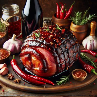 Image of Spicy Wine Glaze for Ham