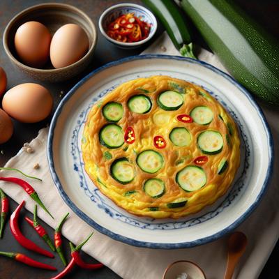 Image of Spicy Zucchini Omelet