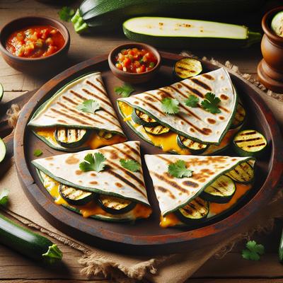 Image of Spicy Zucchini Quesadillas