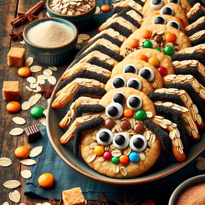 Image of Spider Cookies No Bake for the Kids