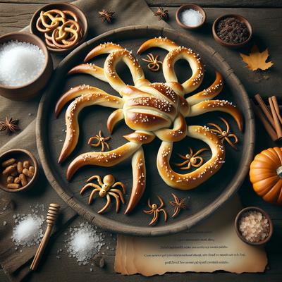 Image of Spider Pretzels
