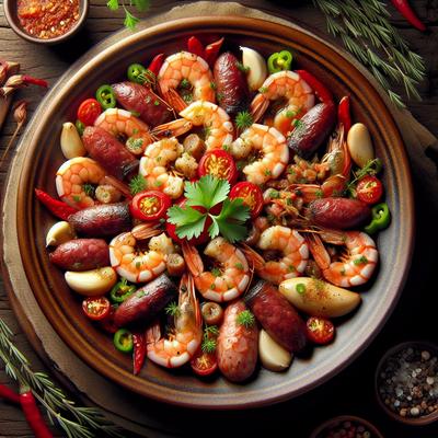 Image of Spiked Shrimp and Sausage