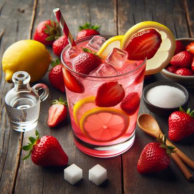 Image of Spiked Strawberry Lemonade