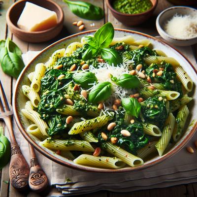 Image of Spinach Ala Pesto Pasta