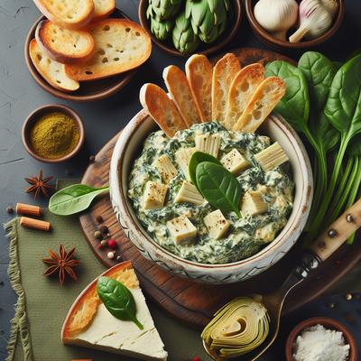 Image of Spinach and Artichoke Dip Vegan