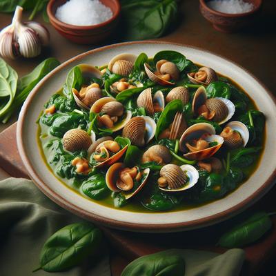Image of Spinach and Baby Clam Sauce