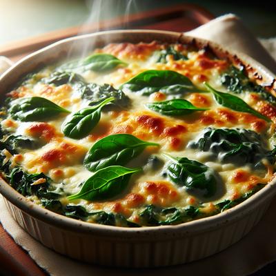 Image of Spinach and Bechamel Gratin