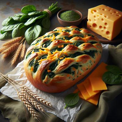 Image of Spinach and Cheddar Bread