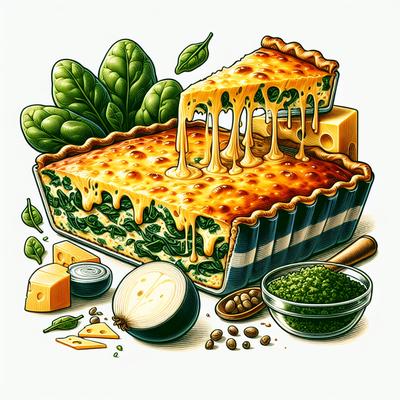 Image of Spinach and Cheese Casserole