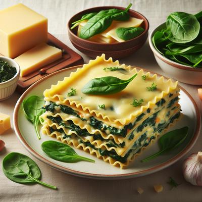Image of Spinach and Cheese Lasagna