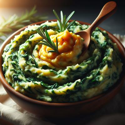 Image of Spinach and Cheese Mashed Potatoes