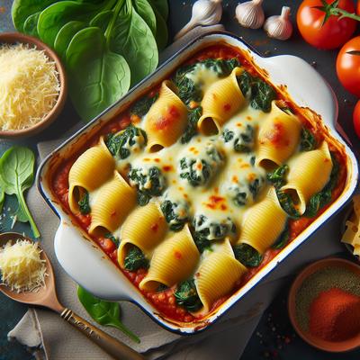 Image of Spinach and Cheese Stuffed Shells