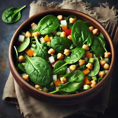 Image of Spinach and Chickpea Salad