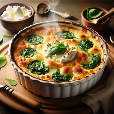 Image of Spinach and Cream Cheese Gratin