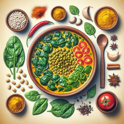 Image of Spinach and Dhal Curry