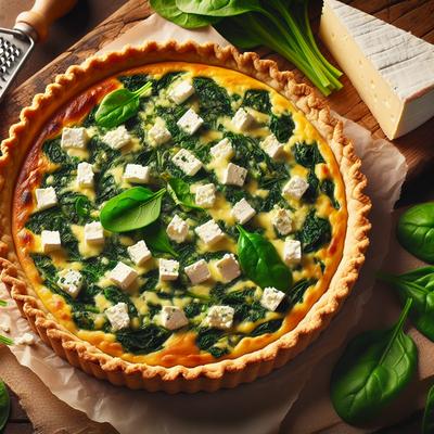 Image of Spinach and Feta Cheese Quiche