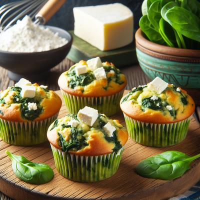 Image of Spinach and Feta Muffins