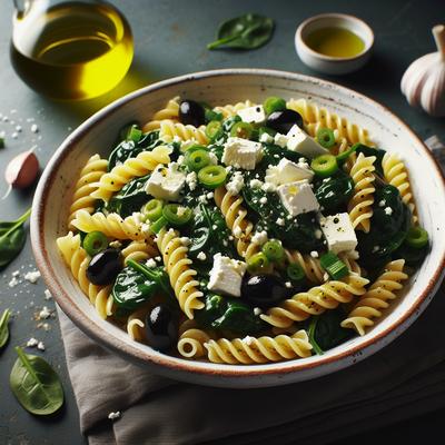Image of Spinach and Feta Pasta