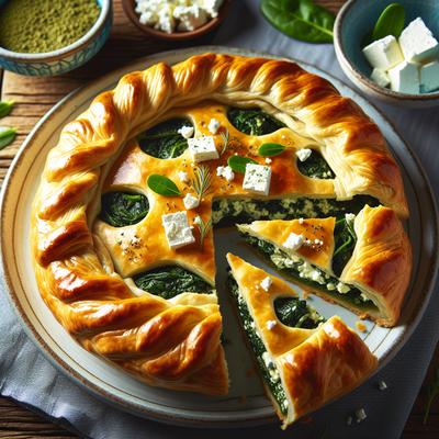 Image of Spinach and Feta Puff Pie