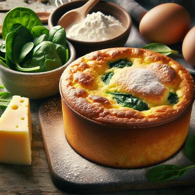 Image of Spinach and Gruyere Souffle
