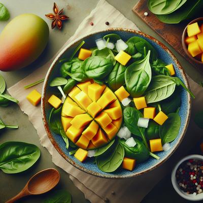 Image of Spinach and Mango Substitute Salad
