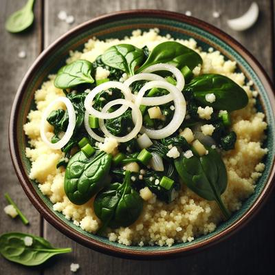 Image of Spinach and Onion Couscous