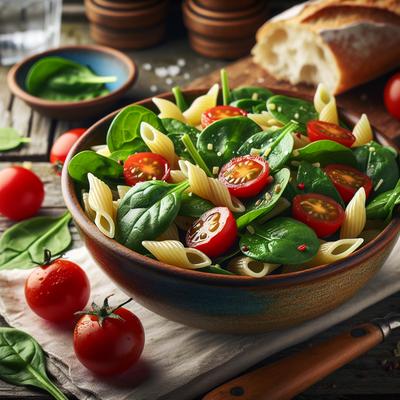 Image of Spinach and Pasta Salad