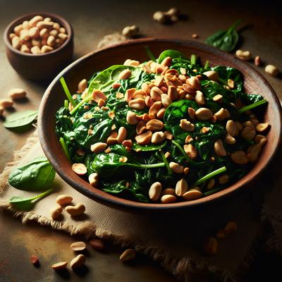 Image of Spinach and Peanuts