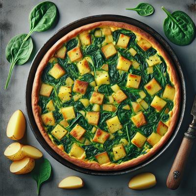 Image of Spinach and Potato Frittata