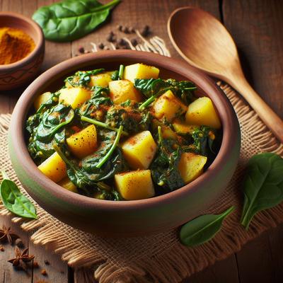 Image of Spinach and Potatoes from Southern Africa