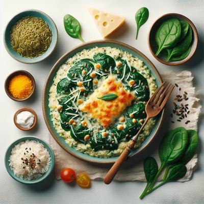 Image of Spinach and Rice Casserole