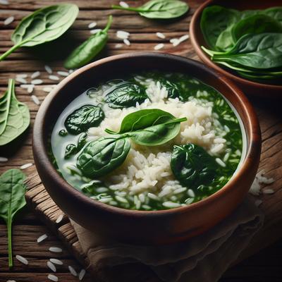 Image of Spinach and Rice Soup