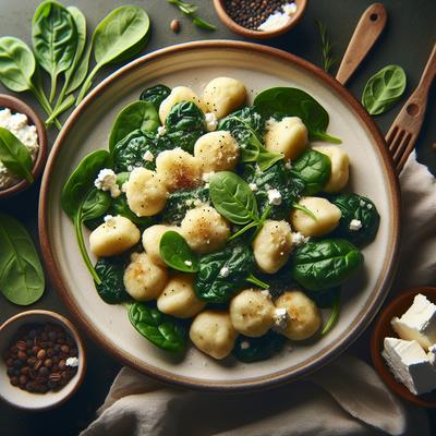 Image of Spinach and Ricotta Cheese Gnocchi