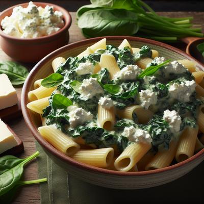 Image of Spinach and Ricotta Cheese Sauce for Pasta