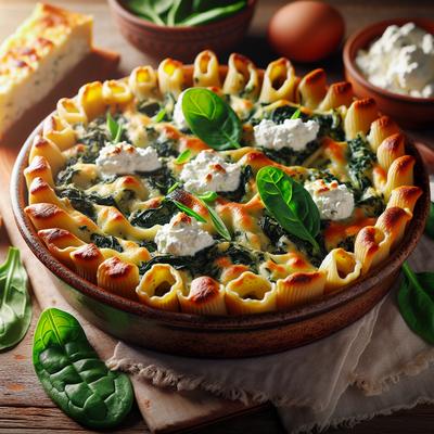 Image of Spinach and Ricotta Pasta Bake